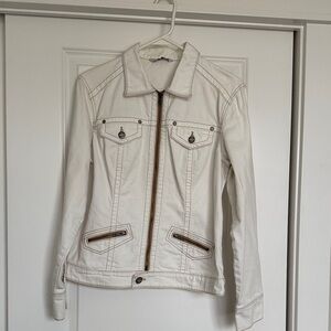 CAbi Cream Jean Jacket